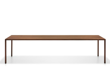 TENSE FINE WOOD - Rectangular walnut table by MDF Italia - view 3